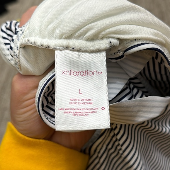 Xhilaration Stripe Swim Top - Picture 8 of 12